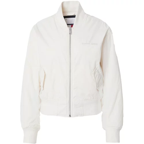 Tommy Jeans Prehodna jakna 'Classics' mornarska / rdeča / bela