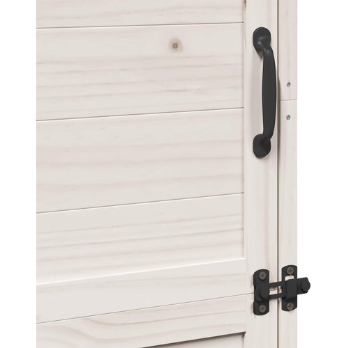 Vrtna &amp;Scaron;upa Bijela 59,5 x 56 x 176,5 cm Čvrsto drvo jele Slike