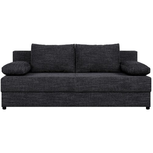 P & B ZOFA S POSTELJNO FUNKCIJO, črna tekstil, leseni material Cene