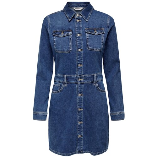 Only Dolga srajca &amp;#039;ANNIKA&amp;#039; moder denim Slike