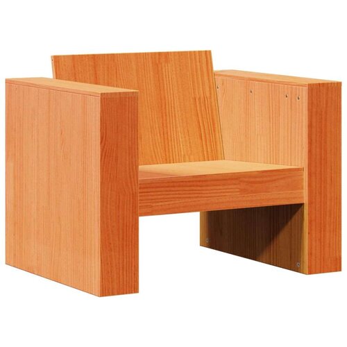 VidaXL Vrtna sofa vo&amp;scaron;tano smeđa 79 x 60 x 62 cm od masivne borovine Slike