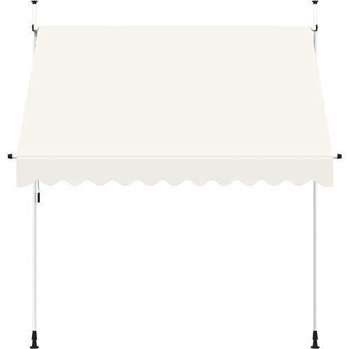 Tenda na ručno uvlačenje 250 cm krem Slike
