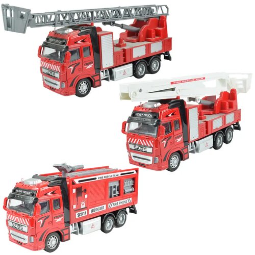 Magic Toys Vatrogasno vozilo: Kamion vatrogasac s vi&amp;scaron;e vrsta kotača 19cm Slike