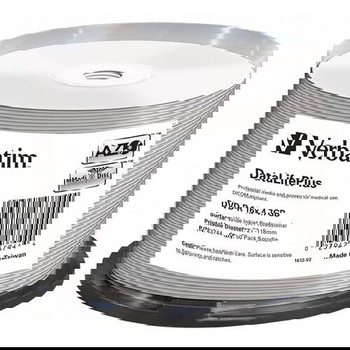 Verbatim DVD-R AZO WIDEPRINT 4.7GB 16X MEDIDISC DICOM-CAKE-43744 Cene