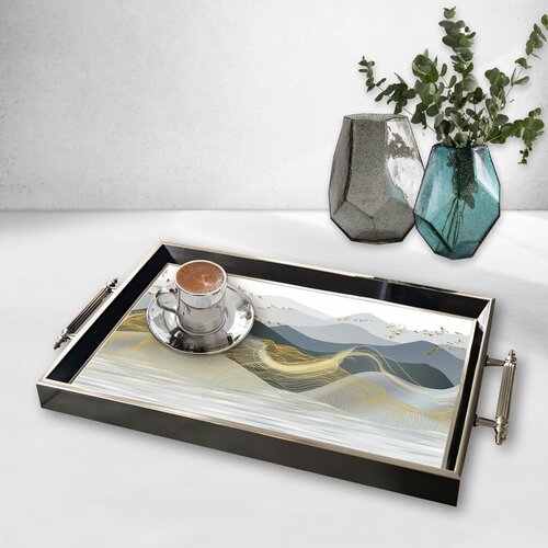 Aberto Design Poslužavnik TPG9806 50 x 29 x 3.5 cm, Šareni Cene