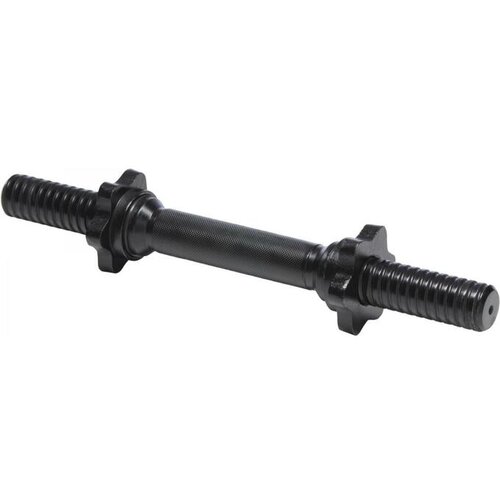 Gorilla Sports kratka crna &scaron;ipka za bučice (35 cm + 2 zvezdaste matice za zavrtanje) Cene
