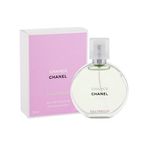 Chanel Chance Eau Fra&amp;icirc;che toaletna voda 35 ml o&amp;scaron;tećena kutija za žene Slike
