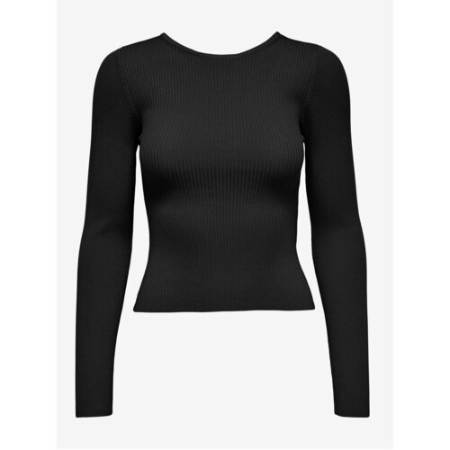 Only Black sweater with neckline at back Emmy - Women Slike