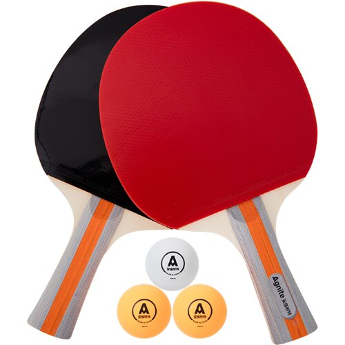 Agnite Set reketa za stoni tenis sa 3 loptice F2310 Slike
