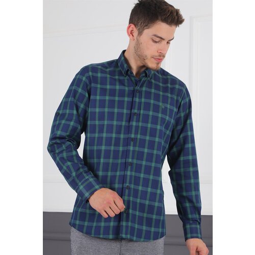 Dewberry G717 DERBERRY MEN&amp;#039;S SHIRT-NAVY-GREEN Slike