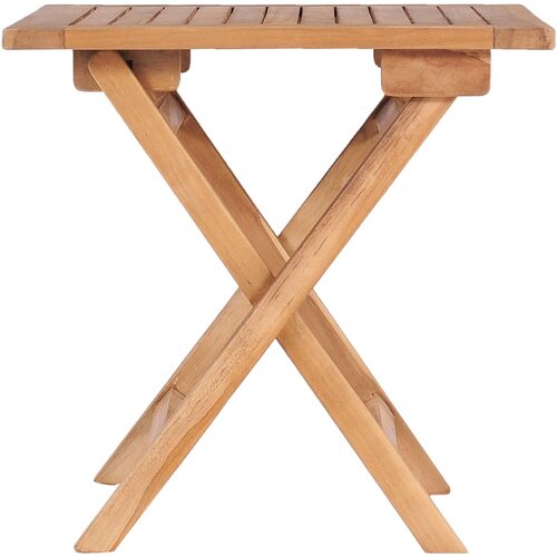  Sklopivi vrtni stol od masivne tikovine 45 x 45 x 45 cm Slike