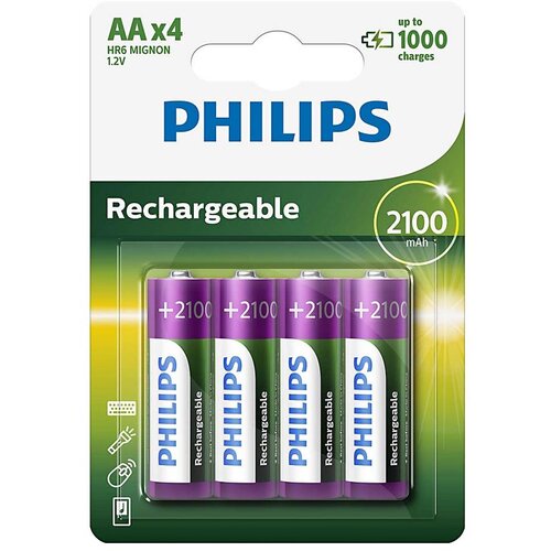Philips R6B4A210/10 - 4 kom Punjive AA baterije MULTILIFE NiMH/1,2V/2100 mAh Cene