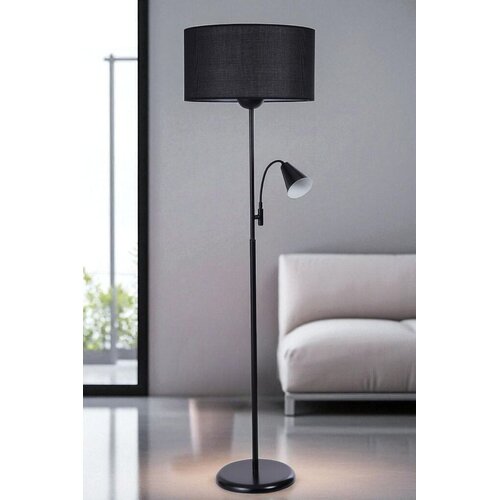 Opviq podna lampa Devin, crna Cene