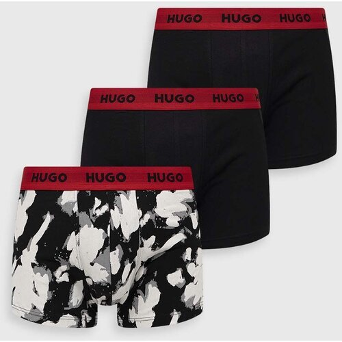 Hugo Boksarice 3-pack mo&amp;scaron;ki, črna barva Slike