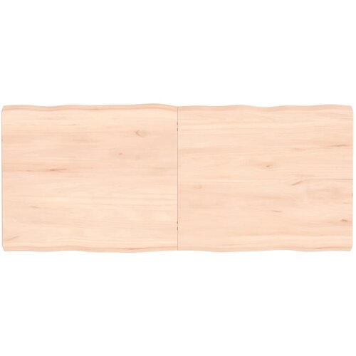 VidaXL Stolna ploča 140 x 60 x (2 - 6) cm od hrastovine sa živim rubom Slike