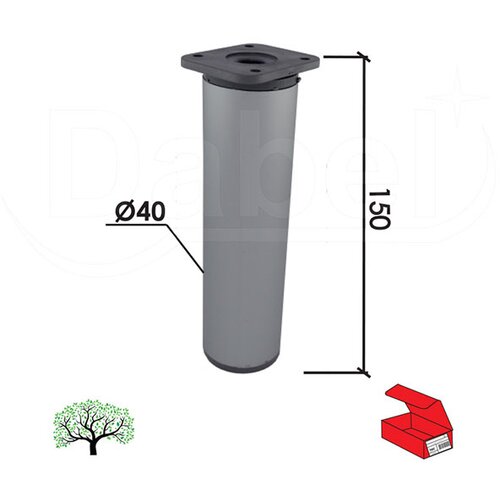 Dabel nogica za nameštaj no10 alum fi40xx150 mm opd Cene