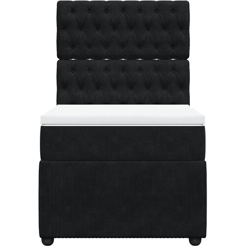 Box spring krevet s madracem crni 100x200 cm bar&amp;scaron;unasti Slike