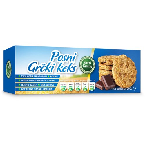 Sweet Family Posni grčki keks SWEET FAMILY 200g Cene