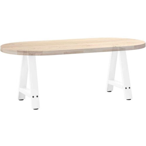  Noge za stolić u obliku slova A 2 kom bijele 38x(42-43) cm Slike