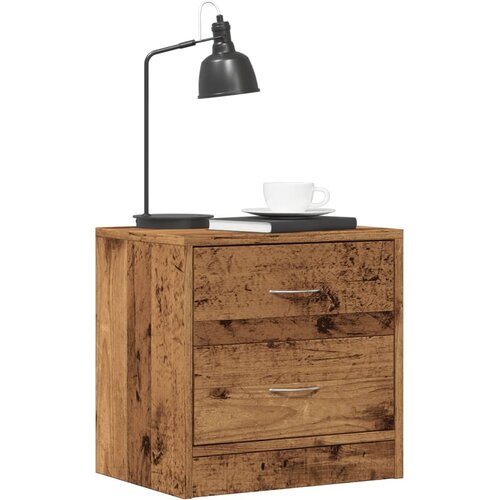  Noćni ormarići 2 kom boja drva 40x30x40 cm konstruirano drvo Cijene