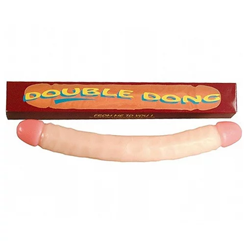 SevenCreations Double Solid Jelly Dong 33cm Flesh