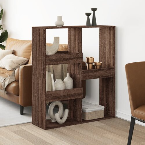 VidaXL Sobna pregrada boja hrasta 100x33x115 cm konstruirano drvo Slike