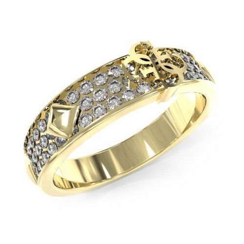 Guess Ženski 4g forever zlatni prsten od hirurškog Čelika 54mm ( jubr03285jwyg54 ) Cene