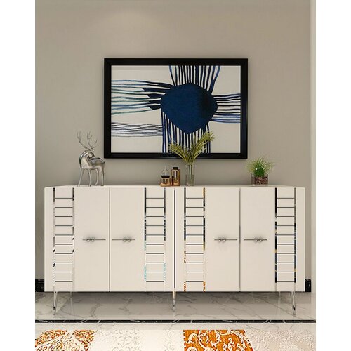 Hanah home Konzolni sto Imre, 150x75x35 cm, Beli Cene