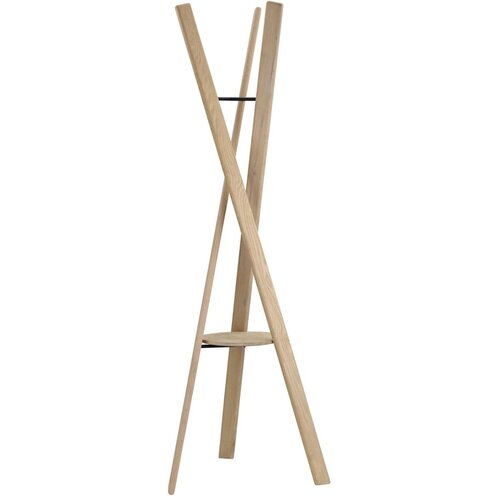 Blomus Vješalica od punog hrasta u prirodnoj boji 62x176 cm Rakku – Cijene