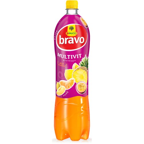 Rauch voćni sok bravo multivitamin 1,5l Slike