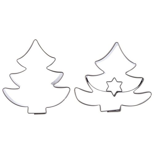 Orion Jeklen modelček za pi&scaron;kote v obliki božične jelke 4,5 cm 2 kosa., (5000037071) Cene