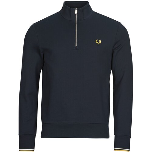 Fred Perry HALF ZIP SWEATSHIRT Tamno plava Slike