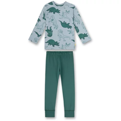 SANETTA Pidžama set plava / tamno zelena