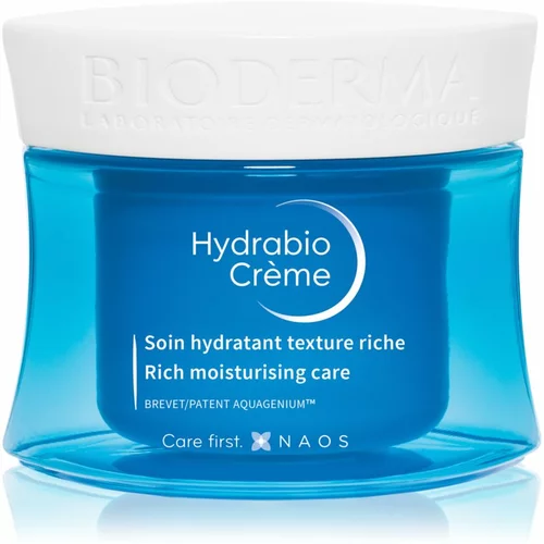 Bioderma Hydrabio Rich Cream dnevna krema za suho do zelo suho občutljivo kožo 50 ml za ženske