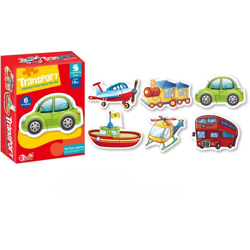 Merx Puzzle transport &amp;ndash; 6 delova Slike