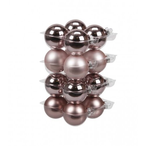 Master ukras za jelka kugla staklena 57mm smokey rose 16/1 124413 Cijene