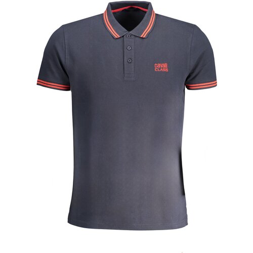 Cavalli Class MEN&#39;S SHORT SLEEVED POLO SHIRT BLUE Cene