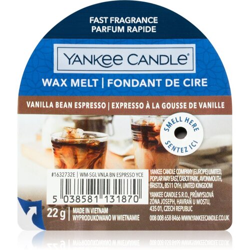 Yankee Candle Vanilla Bean Espresso vosak za aroma lampu 22 g Cene
