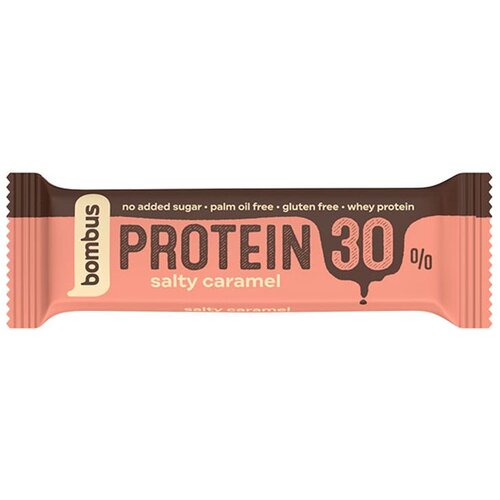 Bombus Natural Energy Bombus Proteinska čokoladica 30% - Slana Karamela 50g Slike