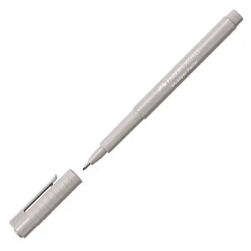 Faber-Castell Faber-Castell: Broadpen 1554 tanki flomaster 0,8mm sive barve Cene