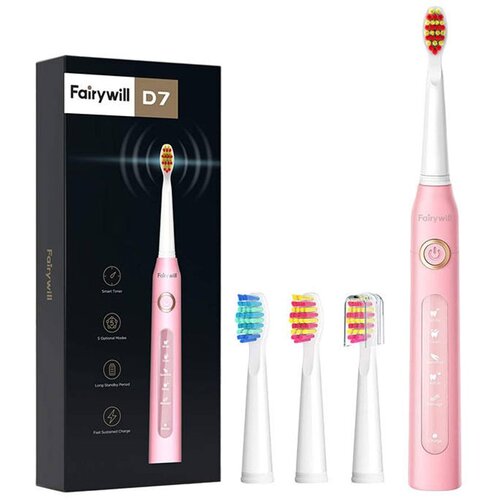 Fairywill Zobna &amp;scaron;četka s kompletom glav FW507 (roza), (20753161) Slike