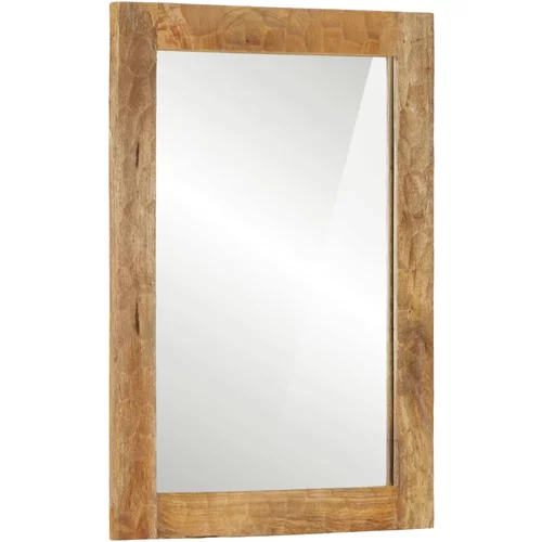 vidaXL Kupaonsko ogledalo 50 x 70 x 2 5 cm masivno drvo manga i staklo