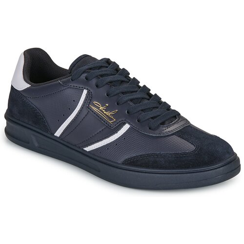 Fred Perry Nizke superge B4 EMBOSSED LEATHER - SUEDE Modra Slike