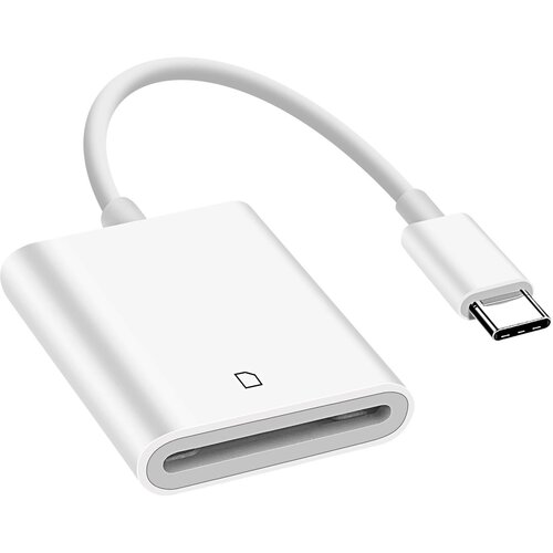 AVIZAR citalnik kartic sd, adapter usb-c - bel, (21262170) Cene