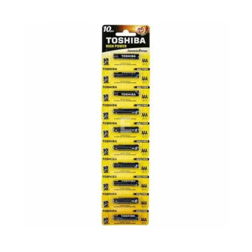 Toshiba HIGH POWER ALKALNA BATERIJA LR03 BP 10/1 (1100015091) Slike