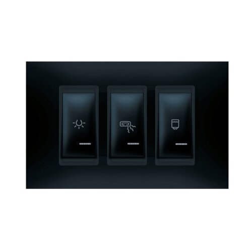 Aling Conel Indikator za kupatilo horizontalni 3x16 72310.E1E1 crni Cijene