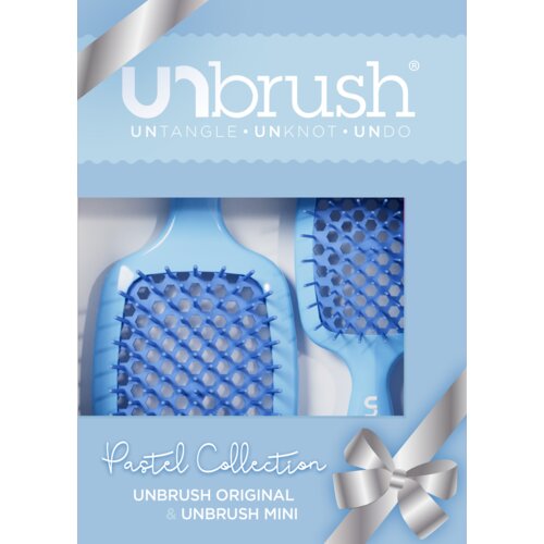 Hair Brush Pastel Duo Set - Periwinkle Cene