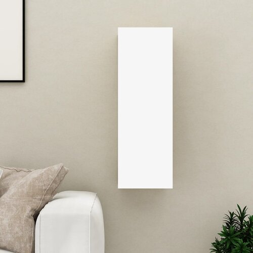 VidaXL TV omarica bela 30,5x30x90 cm iverna plo&amp;scaron;ča Slike