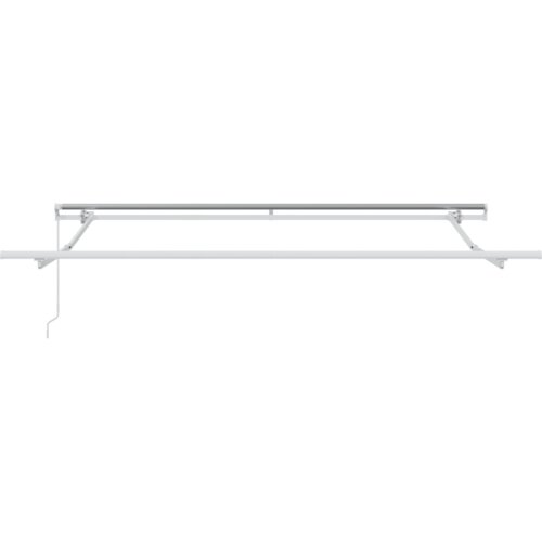 VidaXL Ručna uvlačiva tenda Bijela 350x250 cm Slike