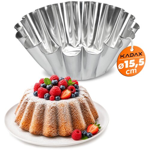 KADAX model za torto, pekač, pločevinast, valovit, 16 cm, (5000358272) Slike